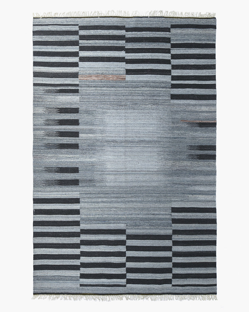Blue kilim rug
