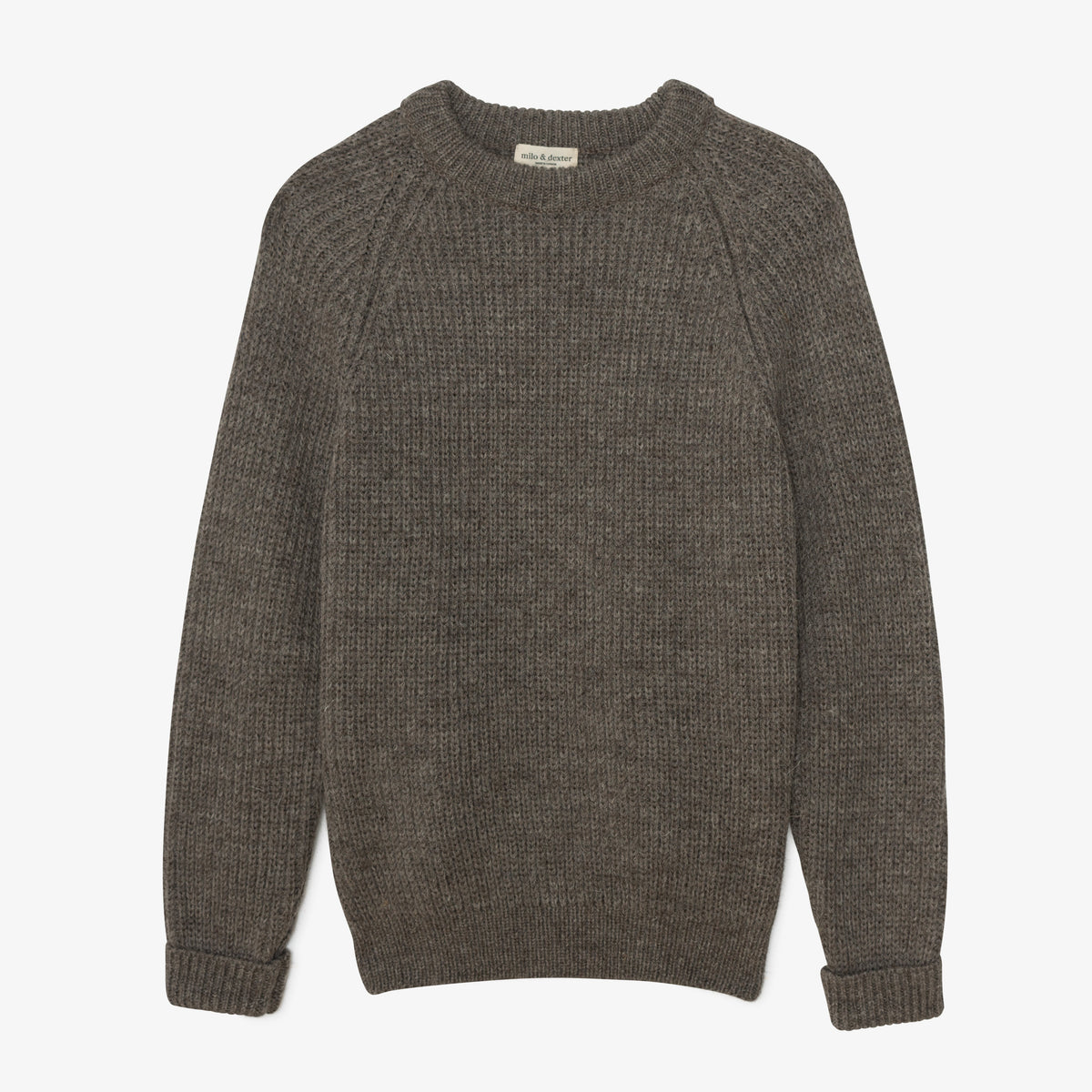 Hand Knit Wool Fisherman Sweater