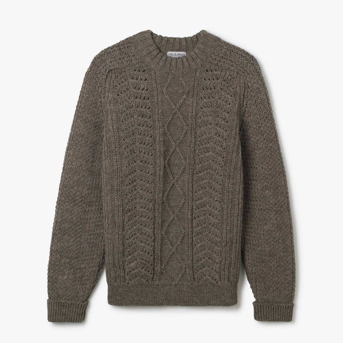 Hand Knit Wool Classic Sweater