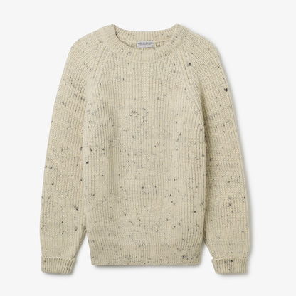 Hand Knit Wool Fisherman Sweater