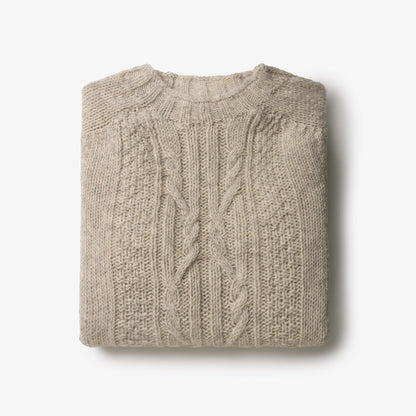 Cable Knit Sweater - Scottish Collection
