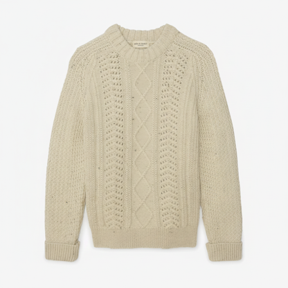 Hand Knit Wool Classic Sweater