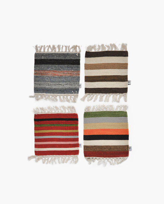 Rug Swatches- Kilim weave collection - 4 pack