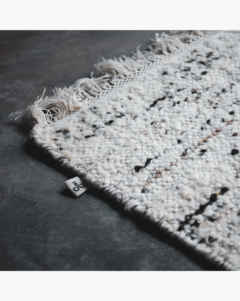 Hand woven wool runner